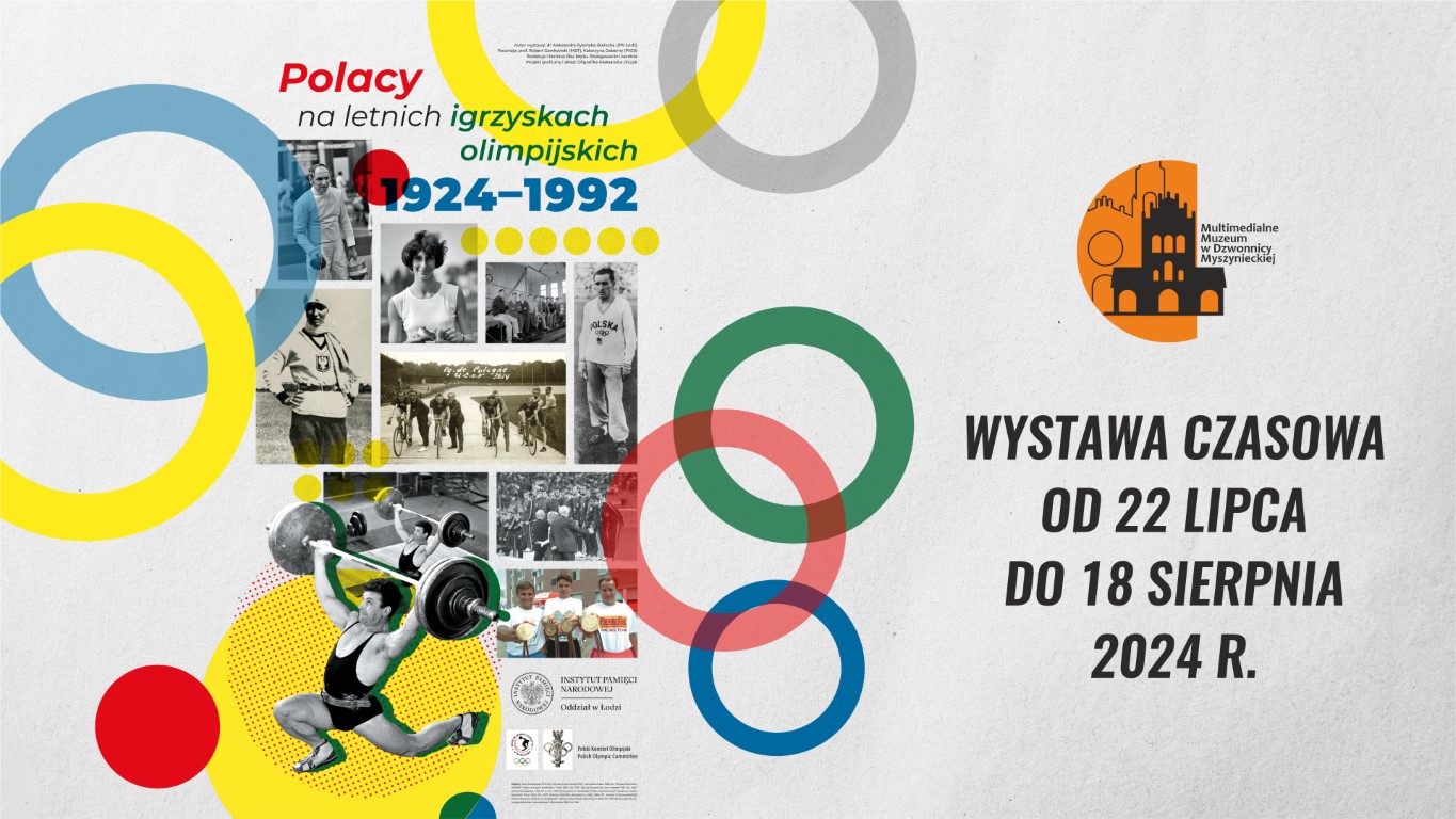 aproszenie na wystawę "Polacy na letnich igrzyskach olimpijskich"