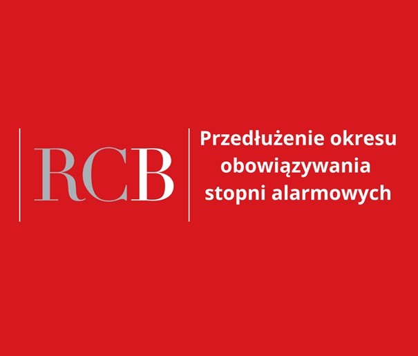 Przedłużenie okresu obowiązywania stopni alarmowych