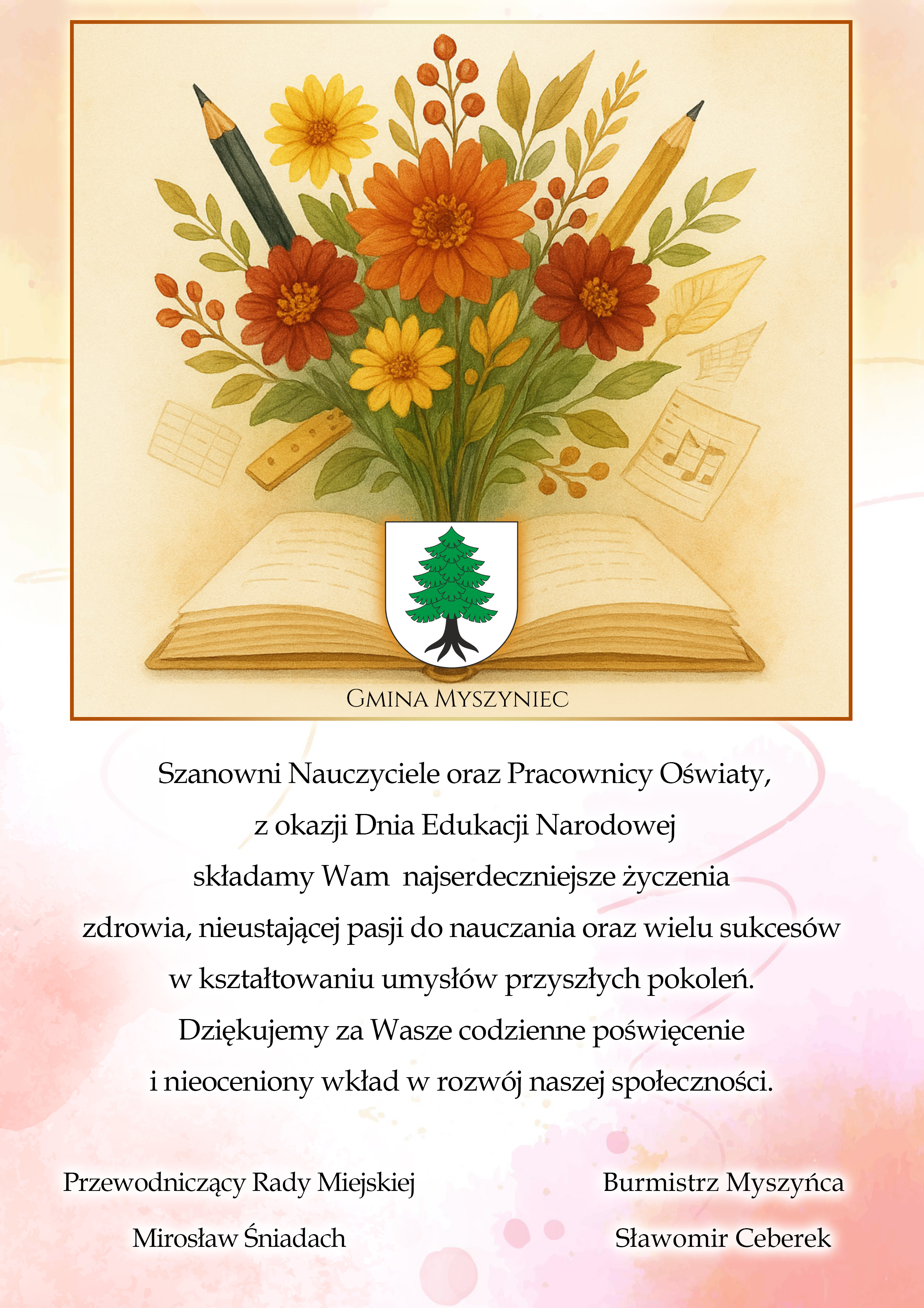 Życzenia z okazji dnia edukacji narodowej
