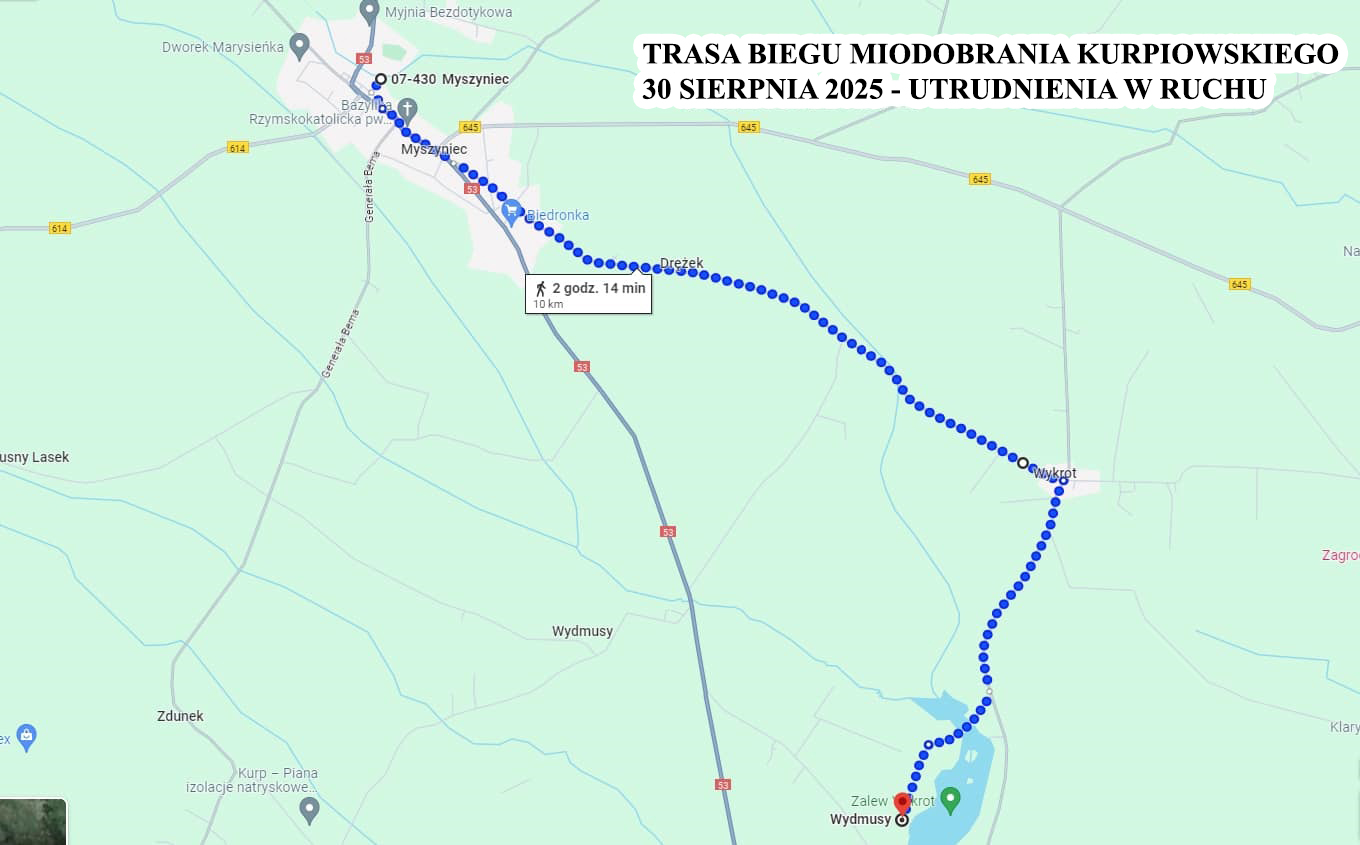 Biegu Miodobrania Kurpiowskiego 2025