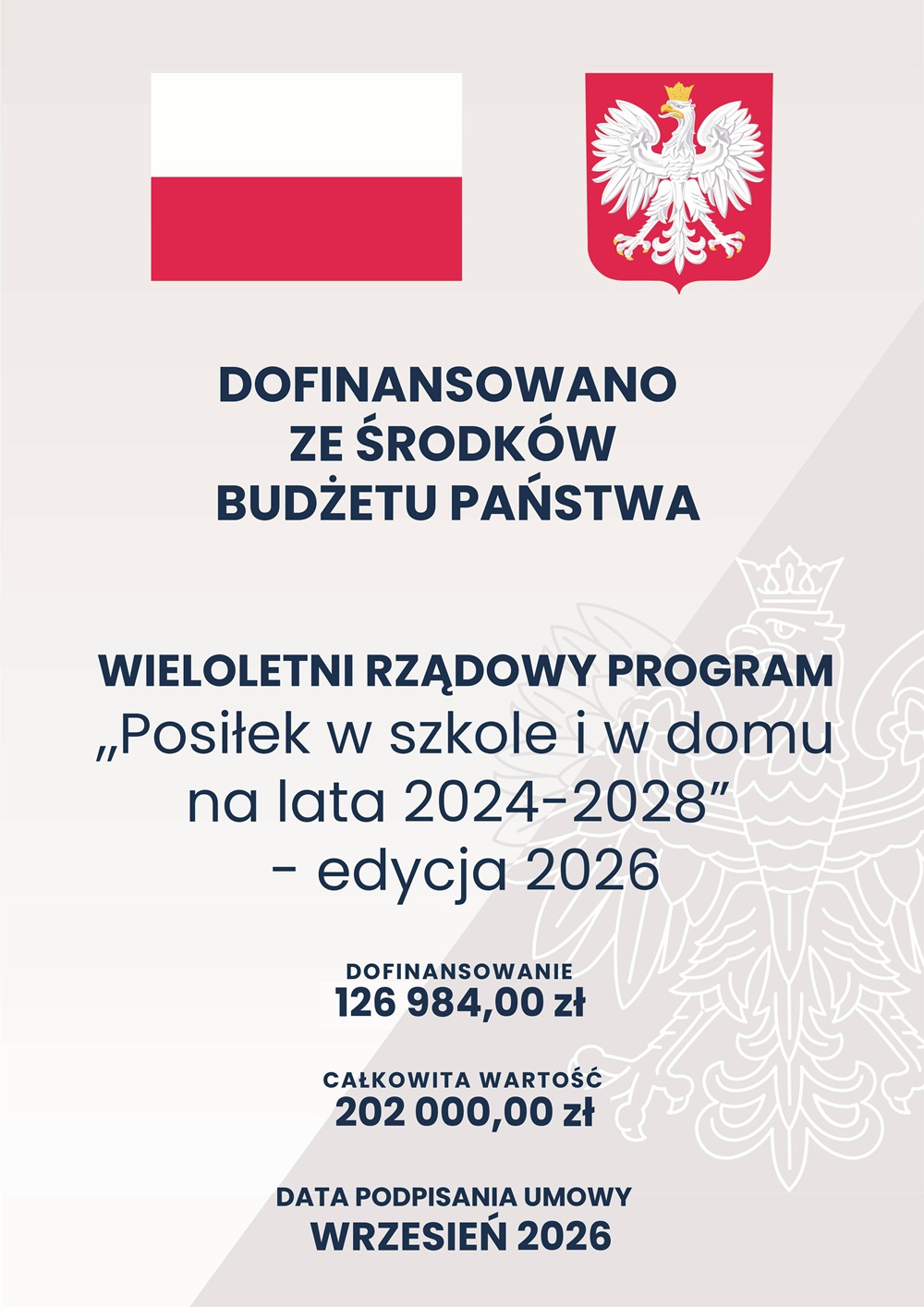 Posiłek w szkole i w domu na lata 2024-2028
