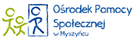 Logotyp Ośrodka Pomocy Społecznej w Myszyńcu