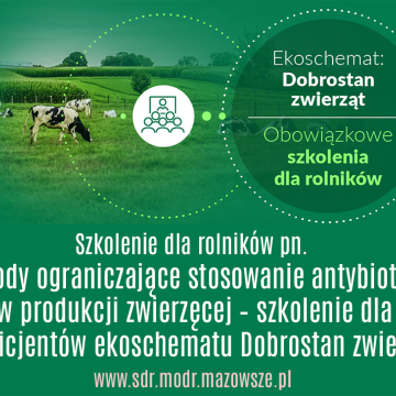 Rolniku!!! BRAK SZKOLENIA = BRAK PŁATNOŚCI BEZPOŚREDNICH DOBROSTAN DO ZWIERZĄT