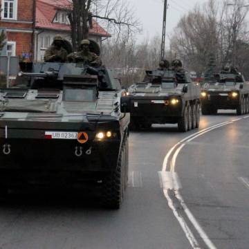 Komunikat dotyczący wzmożonego ruchu pojazdów wojskowych 