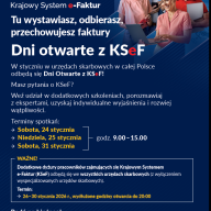 Naczelnik Urzędu Skarbowego w Ostrołęce zaprasza na „Dni Otwarte z KSEF”