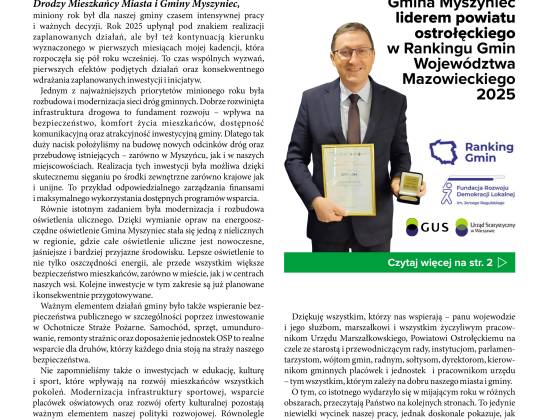 Biuletyn Informacyjny - Wieści z Miasta i Gminy Myszyniec