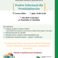 Zaproszenie do Punktu Informacji dla Przedsiębiorców