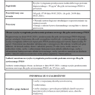Powiadomienie o ryzyku wystąpienia przekroczenia średniodobowego poziomu dopuszczalnego dla pyłu zawieszonego PM10 w powietrzu 
